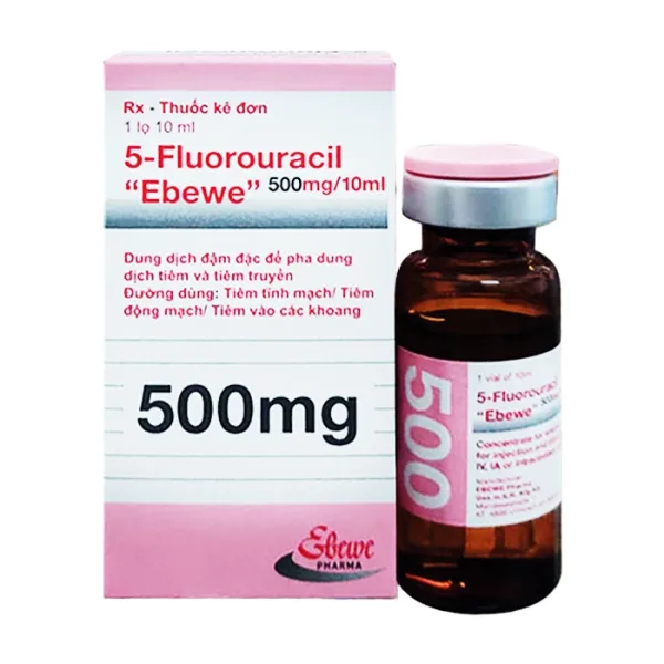 5-Fluorouracil 500mg Ebewe 10m