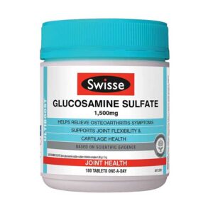 Viên bổ sụn khớp Swisse Glucosamine Sulfate 1500mg Hộp 180 viên