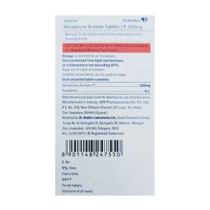 Abiratred 500mg Dr.Reddys 60 viên