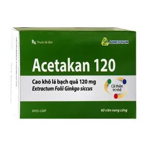 Acetakan 120 Agimexpharm 6 vỉ x 10 viên