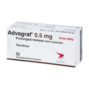 Advagraf 0.5mg Astellas 5 vỉ x 10 viên