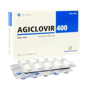 Agiclovir 400 Agimexpharm 3 vỉ x 10 viên