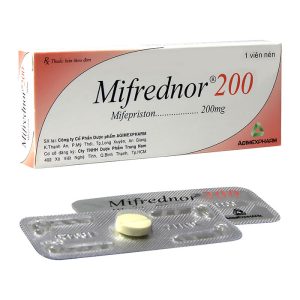 Mifrednor 200 Agimexpharm 1 vỉ x 1 viên