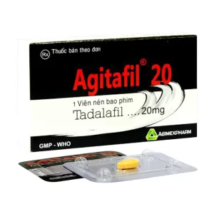 Agitafil 20 Agimexpharm 1 vỉ x 1 viên