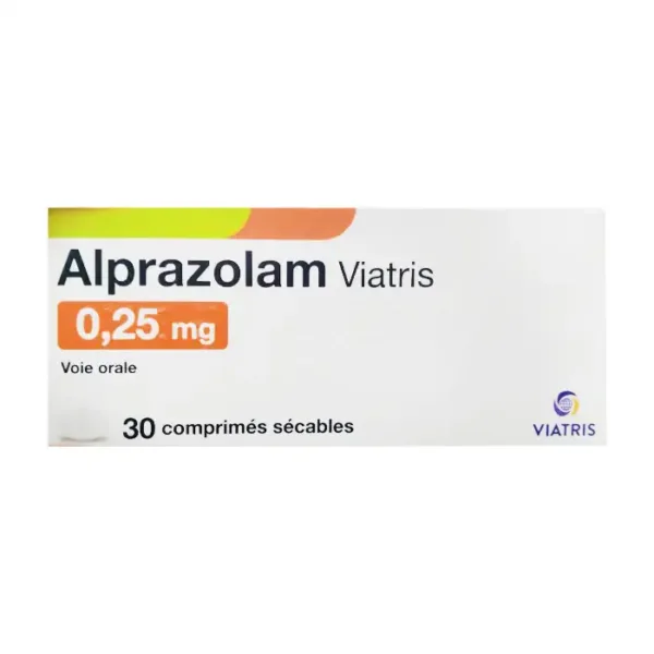 Alprazolam 0.25mg Viatris 3 vỉ x 10 viên