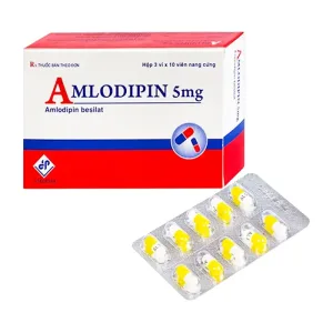 Amlodipin 5mg Vidipha 3 vỉ x 10 viên