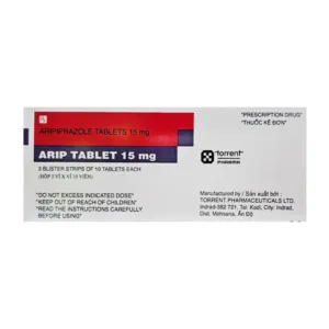 Arip Tablet 15mg Torrent Pharma 3 vỉ x 10 viên