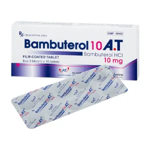 Bambuterol 10 A.T An Thiên 3 vỉ x 10 viên