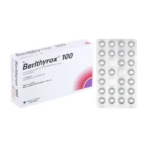 Berlthyrox 100 Menarini 4 vỉ x 25 viên