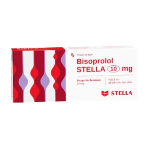 Bisoprolol Stella 10mg 3 vỉ x 10 viên