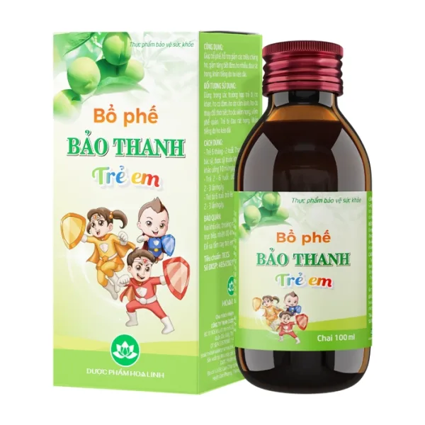 Bổ Phế Bảo Thanh Trẻ Em Hoa Linh 100ml