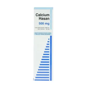 Calcium Hasan 500mg Tuýp 20 viên