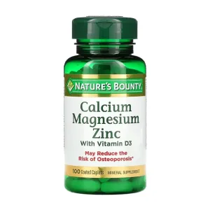 Calcium Magnesium Zinc with Vitamin D3 Nature’s Bounty 100 viên