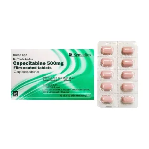 Capecitabine 500mg Remedica 12 vỉ x 10 viên