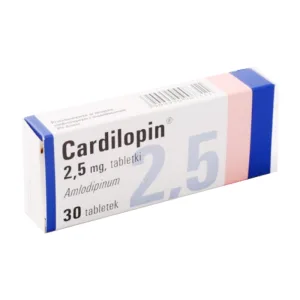 Cardilopin 2.5mg Egis 3 vỉ x 10 viên