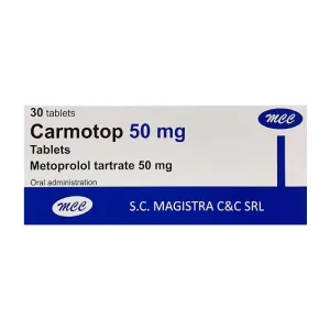 Carmotop 50mg S.C. Magistra 3 vỉ x 10 viên