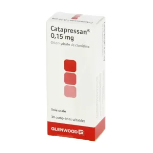 Catapressan 0.15mg Glenwood 3 vỉ x 10 viên