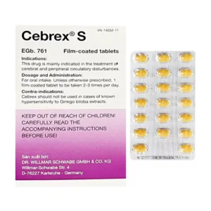 Cebrex S 80mg Dr. Willmar Schwabe 6 vỉ x 20 viên