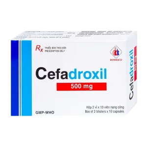 Cefadroxil 500mg Domesco 2 vỉ x 10 viên