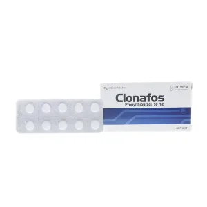 Clonafos 50mg DaviPharm 10 vỉ x 10 viên