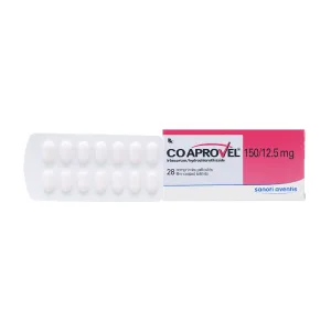 CoAprovel 150/12.5mg Sanofi 2 vỉ x 14 viên