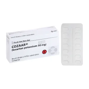 Cozaar 50mg MSD 2 vỉ x 14 viên