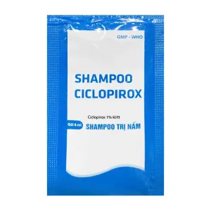 Dầu Gội Shampoo Ciclopirox VCP gói 6ml