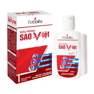 Dầu Nóng Sao Việt Fobelife 100ml