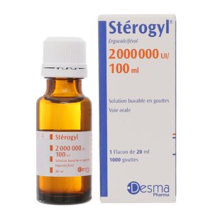 Siro bổ sung vitamin D Desma Stérogyl 2000000UI/100ml 20ml