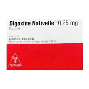 Digoxine Nativelle 0.25mg Teofarma 1 vỉ x 30 viên