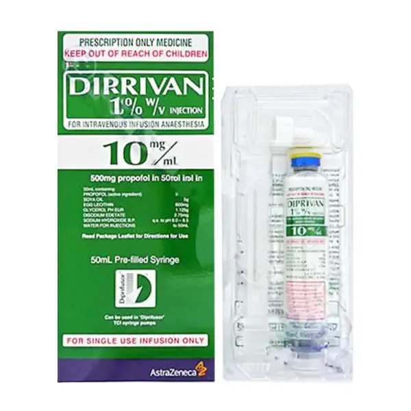 AstraZeneca Diprivan Pre-Filled Syring 10mg/ml 50ml