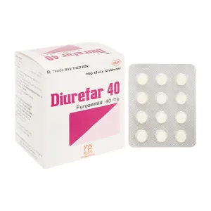 Diurefar 40mg Pharmedic 10 vỉ x 12 viên