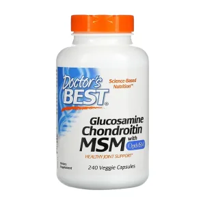 Glucosamine Chondroitin MSM with OptiMSM Doctor's Best 240 viên