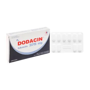 Dodacin 375mg Domesco 1 vỉ x 10 Viên