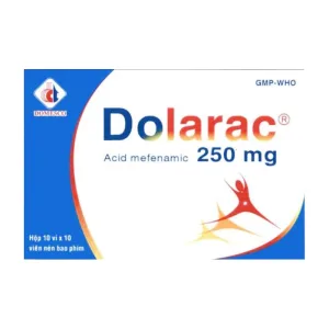 Dolarac 250mg Domesco 10 vỉ x 10 viên