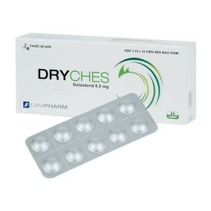 Dryches 0.5mg Davipharm 3 vỉ x 10 viên