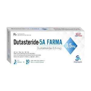 Dutasteride 5A Farma 0,5mg Eloge France 3 vỉ x 10 viên