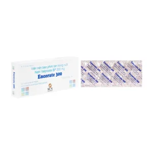 Encorate 300mg Sun Pharma 5 vỉ x 10 viên