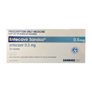 Entecavir Sandoz 0.5mg 3 vỉ x 10 viên