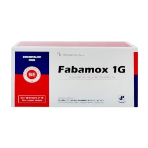 Fabamox 1g Pharbaco 10 vỉ x 10 viên