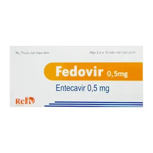 Fedovir 0.5mg Reliv Pharma 3 vỉ x 10 viên