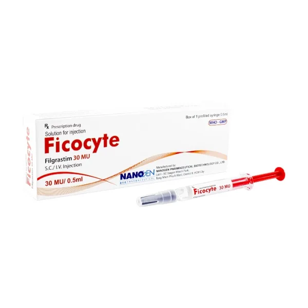 Ficocyte 30 MU/0.5ml Nanogen 1 tiêm