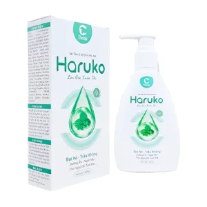 Gel Tắm Vệ Sinh Phụ Nữ Bạc Hà Haruko 150ml