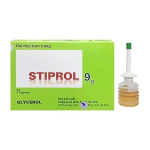 Gel Thụt Trực Tràng Stiprol 9g Hadiphar 6 tuýp