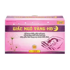 Giấc Ngủ Vàng HD Pharma 3 vỉ x 10 viên