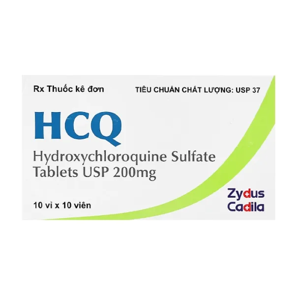 HCQ 200mg Zydus Cadila 10 vỉ x 10 viên