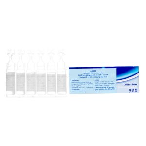 Nước biển vệ sinh mũi cho trẻ sơ sinh Humer Unidoses Babies Children 18 ống x 5ml