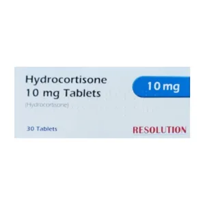 Hydrocortisone 10mg Tablets Resolution 3 vỉ x 10 viên