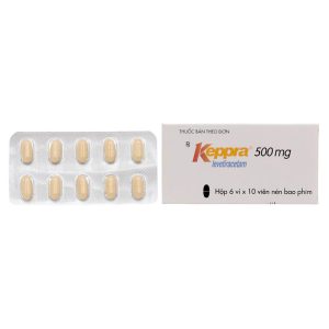 Thuốc trị động kinh GSK Keppra 500mg 60 viên