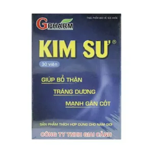 Kim sư Gpharm 3 vỉ x 10 viên - Bổ thận tráng dương